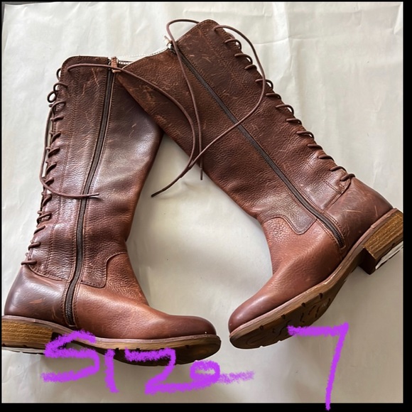 Sofft Sharnell II Leather Lace-Up Waterproof Tall Boots - Picture 6 of 16